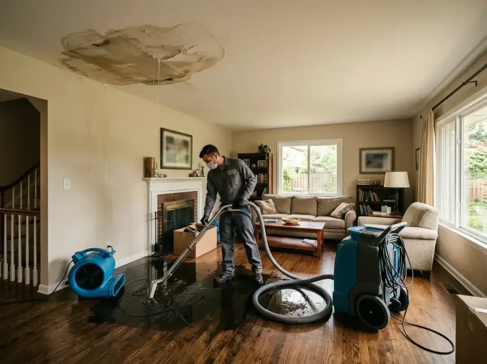 attic-pipe-burst-ceiling-drip-008 — frequently asked questions, Water Damage Restoration & Carpet Care in Mount Prospect, IL
